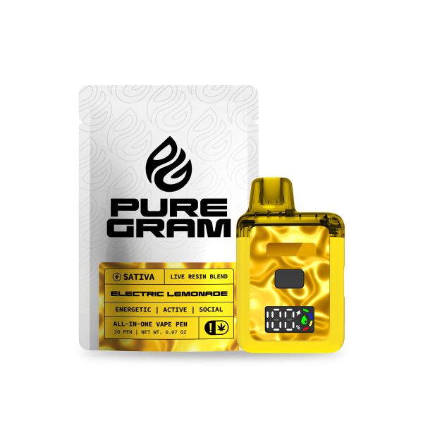 Electric Lemonade Sativa THC Blend Disposable – 2g